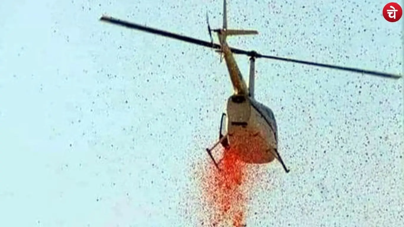 Helicopter Flower Shower